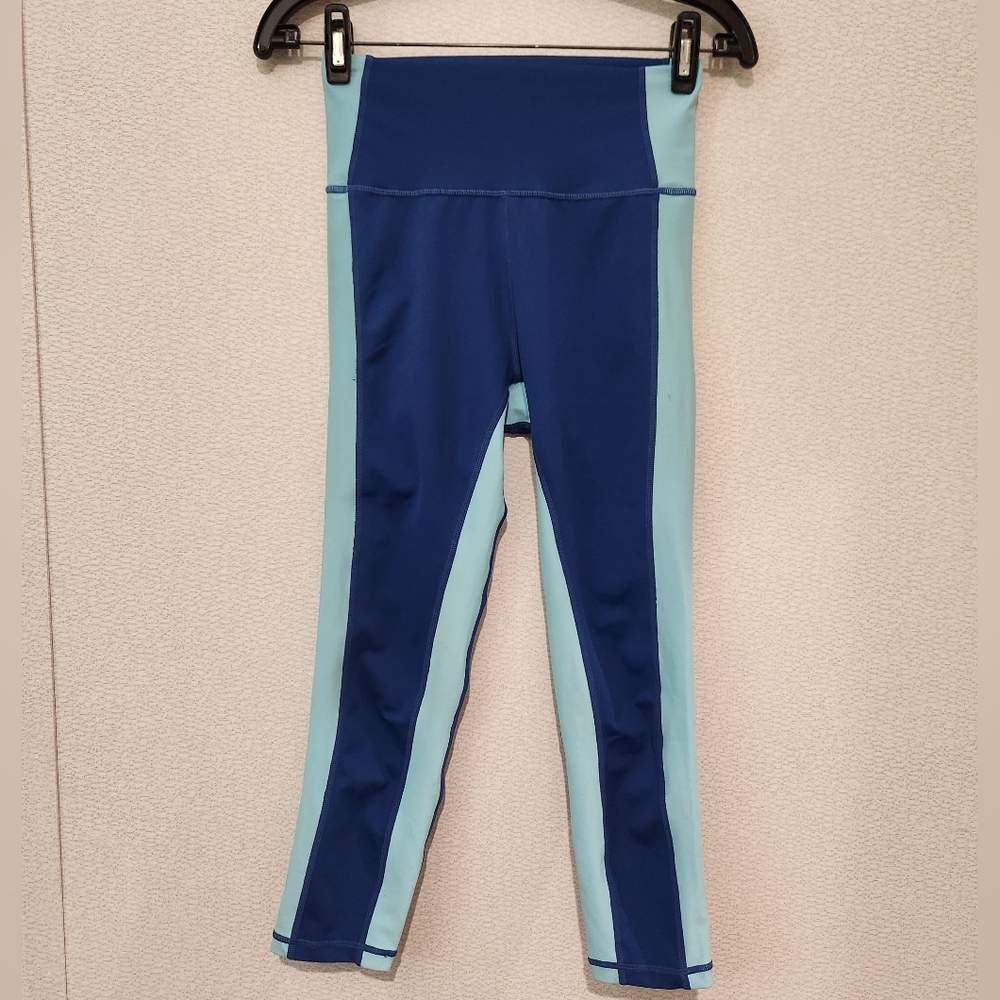 Wilo The Label Anthropologie Contrast 7/8 Colorblock Leggings Small